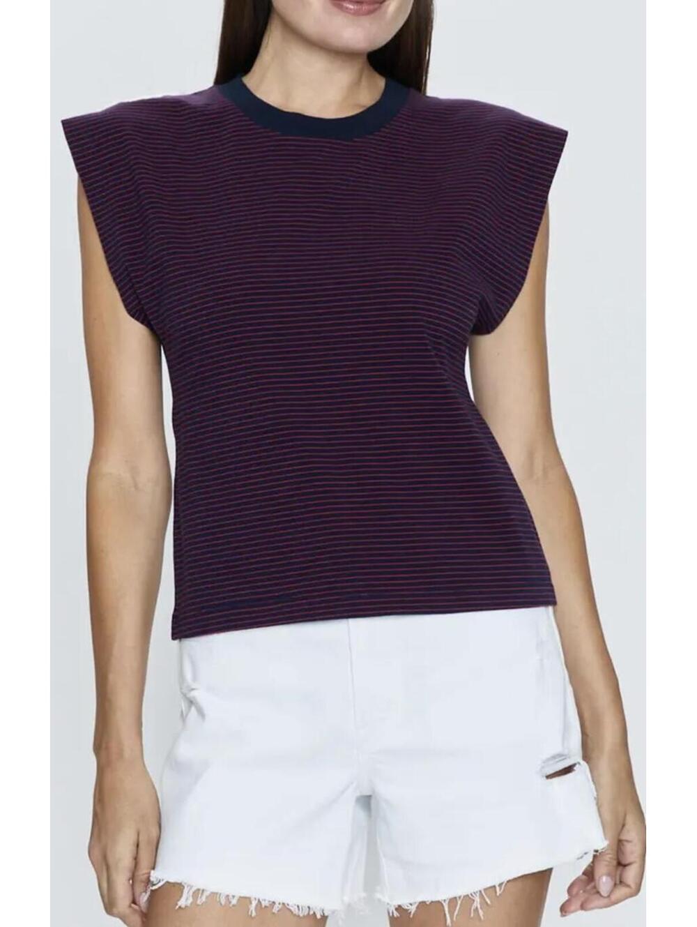 Pistola Marina Wide Shoulder Muscle Tee - Women's XL NWOT